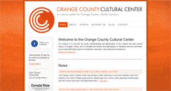 Desktop Screenshot of orangecountyculturalcenter.org