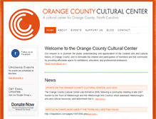 Tablet Screenshot of orangecountyculturalcenter.org